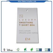 Custom printed clothing paper hang tags