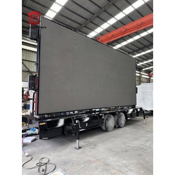 8780x2200x5200mm Mobile Led Billboard Trailer