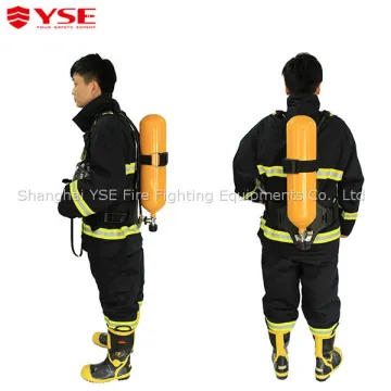 Self-contained steel cylinder breathing apparatus