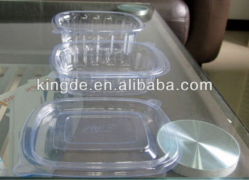 Ice cream cups with lids plastic thermoforming machine