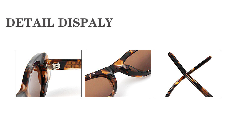 Custom Retro Y2K Oval Sunglasses ME2008 details