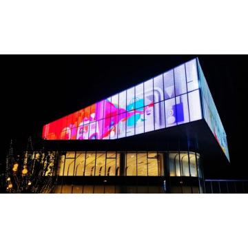 LED-P10 * P20 écran LED transparent Affichage en verre LED