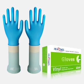 CE FDA Disposable Vinyl Examination gloves, Powder free Vinyl gloves