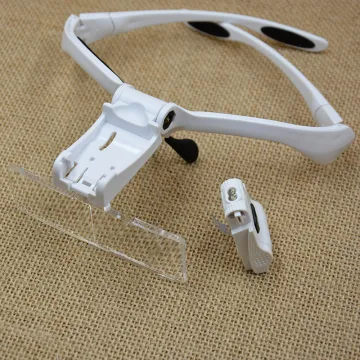 Adjustable Magnifying Glass Lens Reading Head with Optical Glass for 1x to 3.5x Magnification