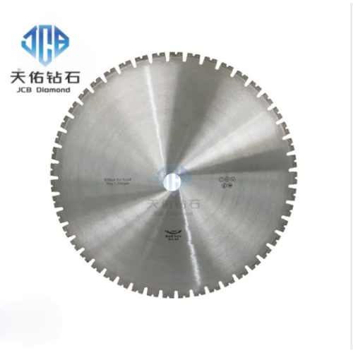 Hoja de sierra de pared de operación altamente efectiva para cortar hormigón armado