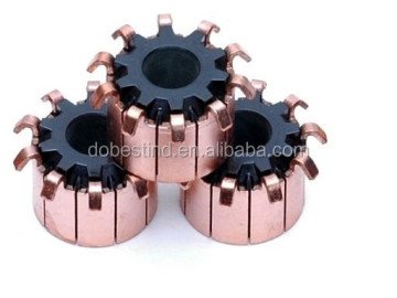 10-Bar Hook Type Segmented Commutator for Car Rear Windscreen Wiper