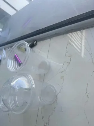 Transparent Disposable PET cups juice cups, yogurt cups milk tea cups