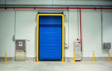 Warehouse cold storage high speed roller shutter