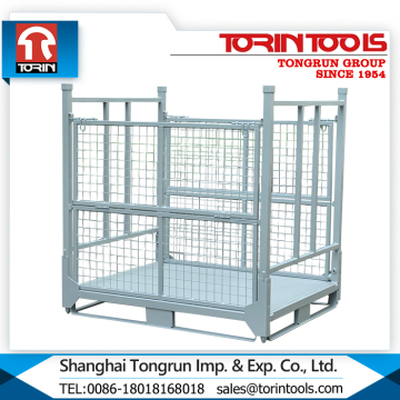 Industrial Usage Collapsible Stackable Storage Metal Wire Mesh Container
