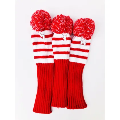 Wooden club set golf knitted club set