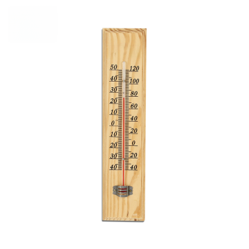 Wooden Pine Indoor/Outdoor Kerosene Thermometer