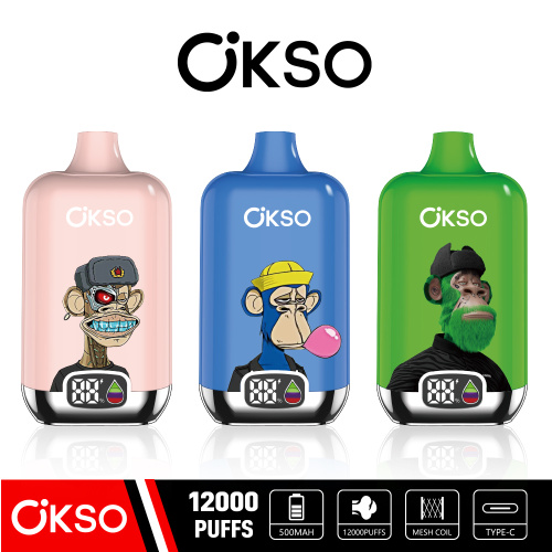 OKSO Digital Box 12000 Puff Vape Sekali Pakai