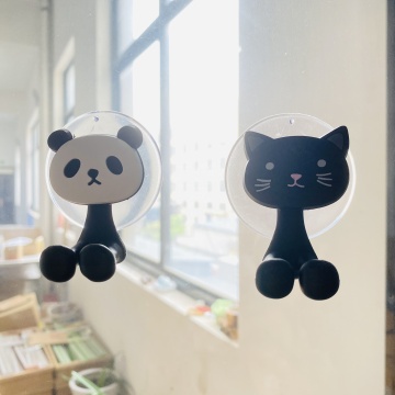 Cute Cartoon Animal Toothbrush Holder with Suction Cup for Kids