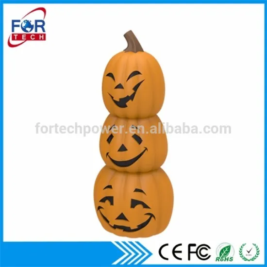 New Door Gift Pumpkin King Power Bank Charger Cheap Power-banks Cartoon Cute 3000mah for Kids Memories Gifts