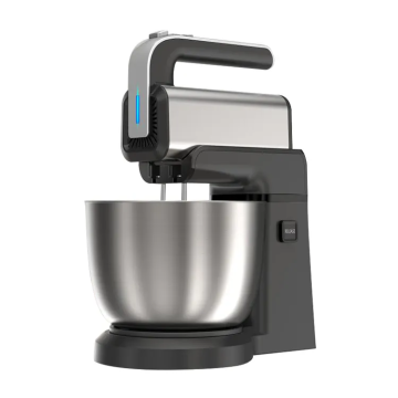 300W 5-Speed Electric Egg Beater & Stand Mixer with Stainless Steel Mixing Bowl for Sale