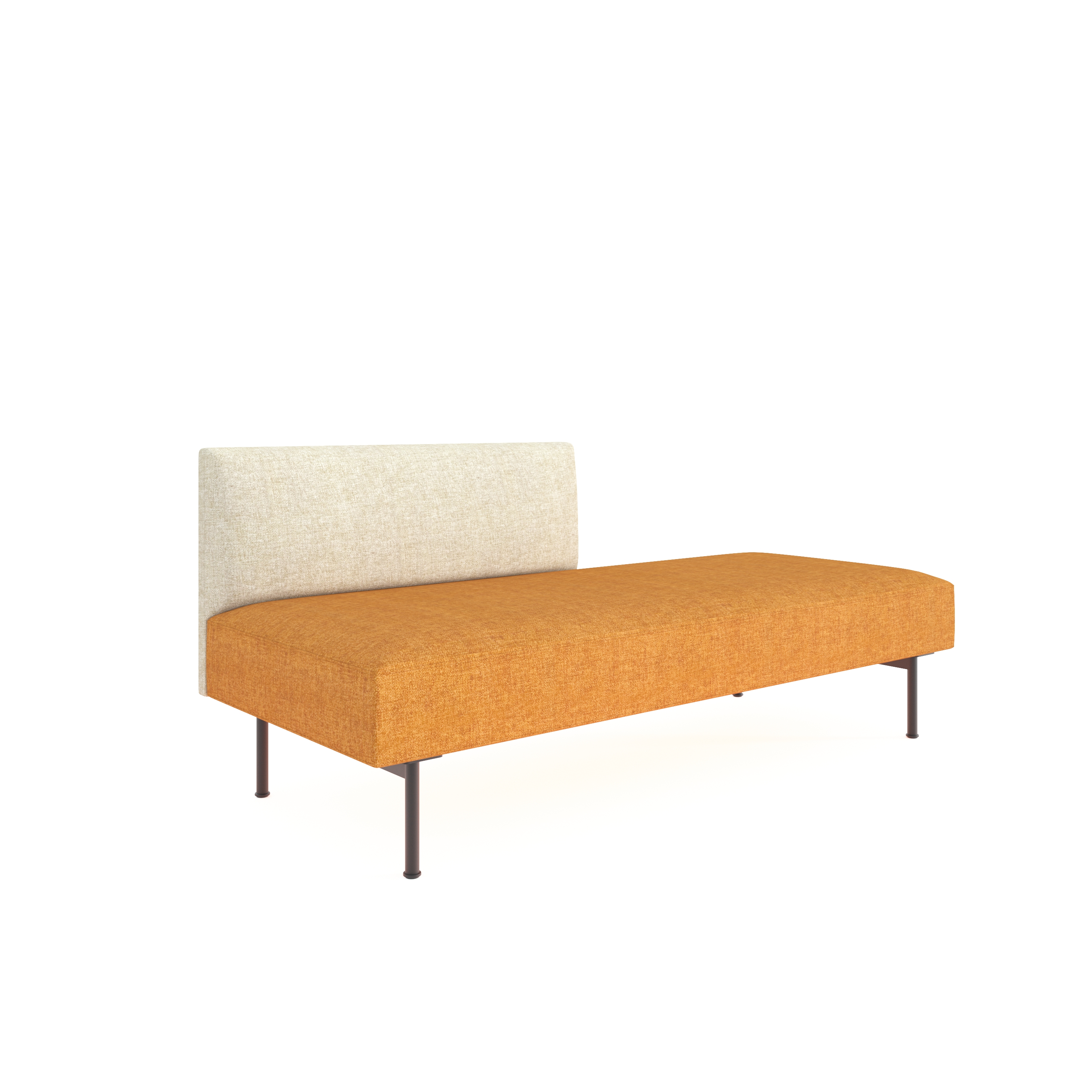Modern Armless Sectional Sofa