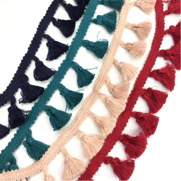 Multicolor tassel tape  3cm