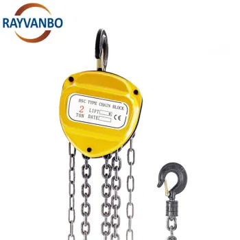 Manual Chain Pulley Block and Construction Hoist: 3 Ton to 15 Ton Capacity