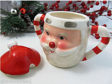 Christmas Gift Ceramic Cream Sugar Pot