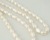 wholesale 6.5-7.5mm white freshwater nugget decoration pearl strands