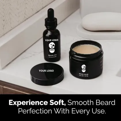 OEM Beard Care Kit for Men, Vanilla&Cedarwood Scent Beard Oil & Beard Butter Set for Beard Soften Moisturizing