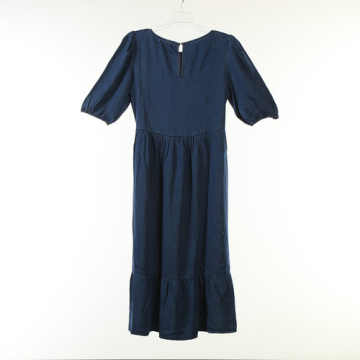 Adult New Tencel Garment Wash Long Dress