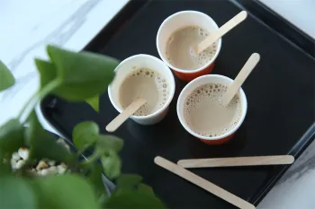 Single Paper Wrapped Wood Coffee Stirrers