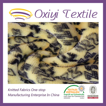 Changshu Printed Cartoon coral/Flannel fleece Fabric for baby Blankets /minky baby throw fabric
