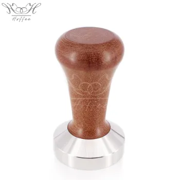 Wood Handle Flat Espresso Tamper for 58mm