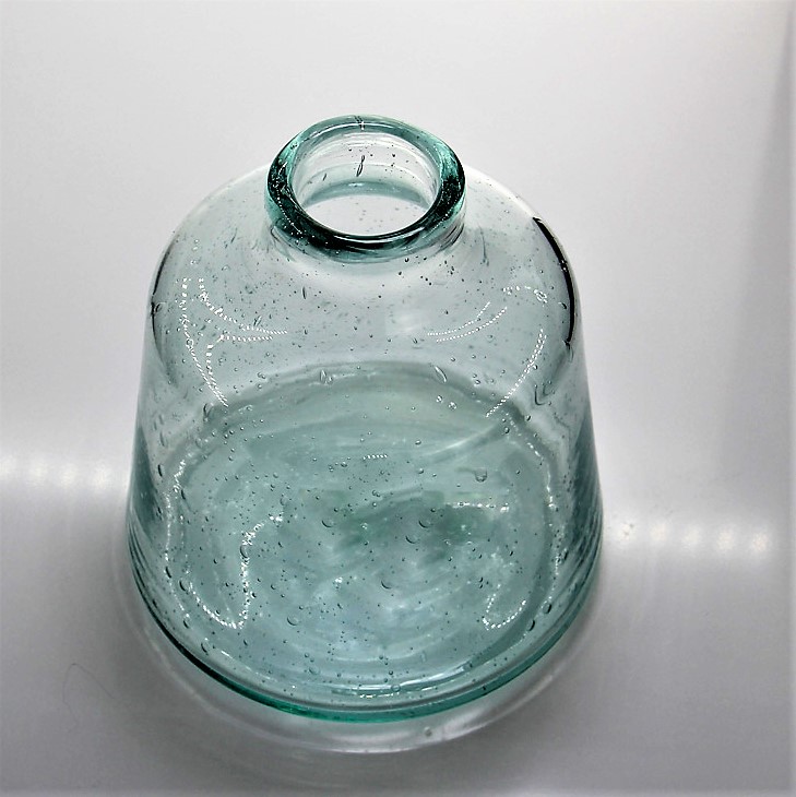 Recycled Glass Vase With Narrow Mouth