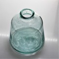 Flower Green Bubble Glass Vase Recycled Glass Bottles