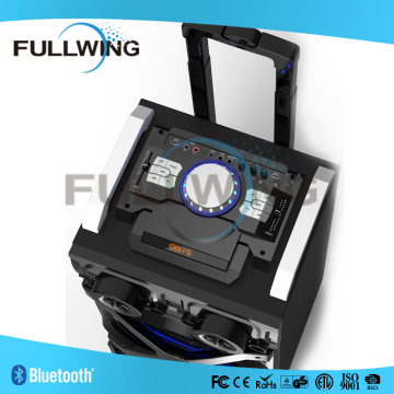 FW-1541 Flashing btooth DJ mixer bluetooth speaker 60w