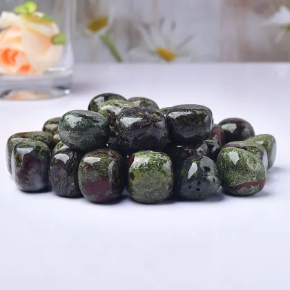 Natural High Quality Quartz Spheres Dragon Blood Stones