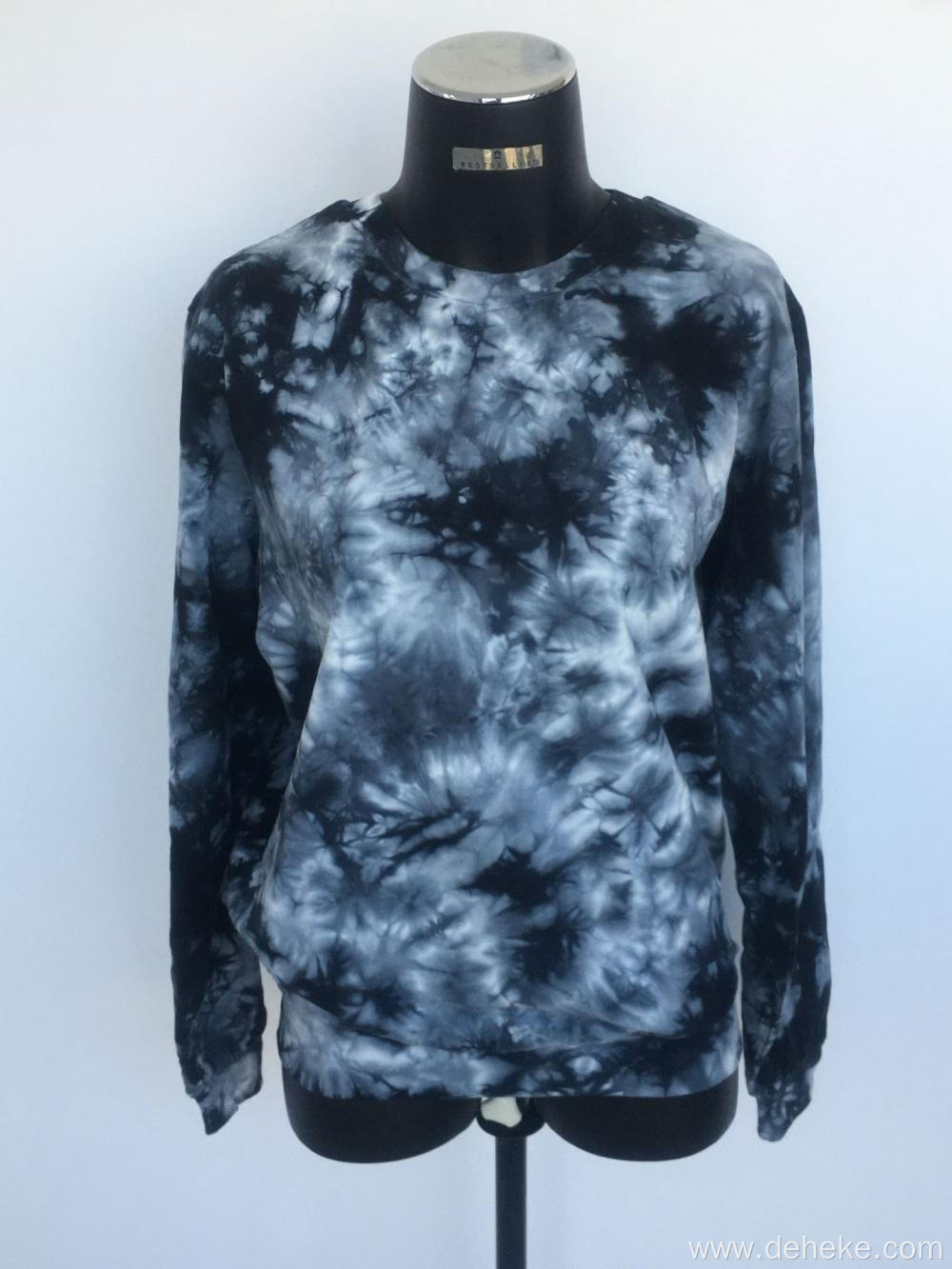 Classic Knitted Tie And Dye Pullover