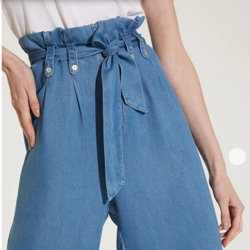 Pantaloni da cowboy casual larghi da donna