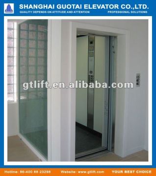 Glass home elevator