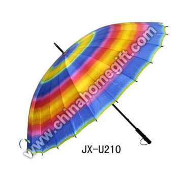 Colourful 24K Chinese Golf Umbrella