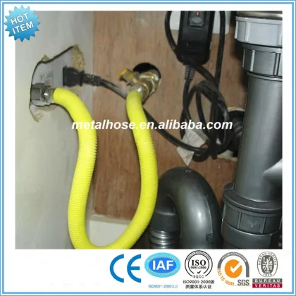 Retractable natural gas hose with connection/joint,gas pipe fittings