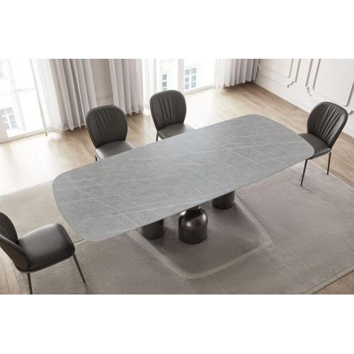 China Modern Quality Unique Marble Rectangular Dining Table Factory