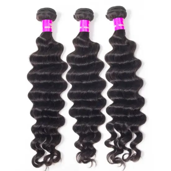 Hot Selling Cambodian Loose Deep Wave  100% Unprocessed Cuticle  Virgin Cambodian Human Hair Weave Bundles