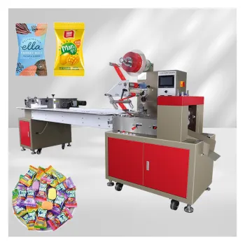 YL-800T Automatic High Speed Flow Packing Machine for Candy, Jelly, Hardware, Accessories, Jewelry, and Pillows