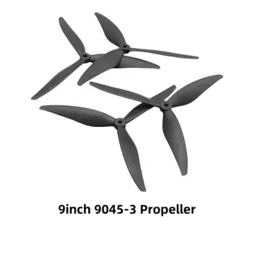 Drone Propeller: 9 Inch Three Leaf Fiberglass RC Aircraft Accessory