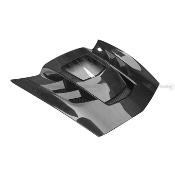 KR-1 Style Glossy Carbon Fiber Car Hood for Chevrolet Corvette C7 Z06