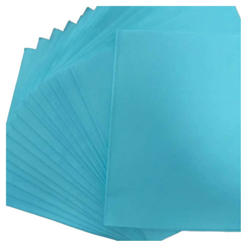 Blue Wood Pulp Nonwoven Fabric Folding Disposable Wipes