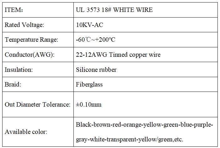 UL WIRE 3573 18#