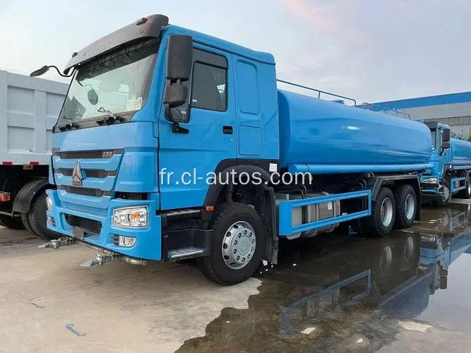 6x4 Sinotruk Howo 20Ton 20000liters Camion de gicleurs d'eau