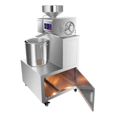 Soya fasulyesi, yer fıstığı ve ayçiçeği tohumları için ticari yağ presleme makinesi (20-30kg/s)