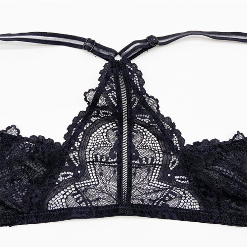 Ensemble de soutien-gorge en dentelle avec fermeture à l&#39;avant et au dos Beauty