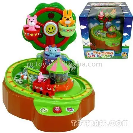 B/O Ferris Wheel Railcar with Music