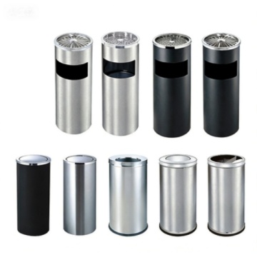 Customized Metal Trash Can with Lid for Office and Hotel